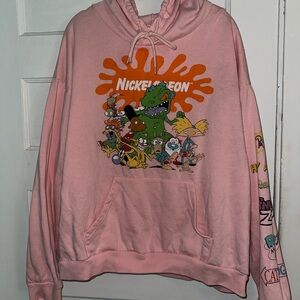 Nickelodeon Pink Pullover Sweatshirt